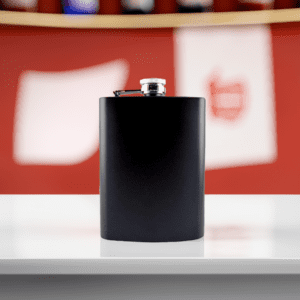 Hip Flask | 8 Oz | Matte Black Base