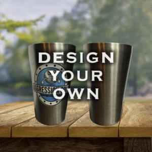 Stainless Steel Cup | 16 Oz | Silver Base