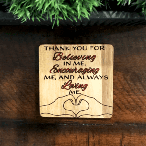 Square Wood Coaster | 4 Ct