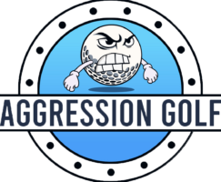 aggression golf logo no Bg